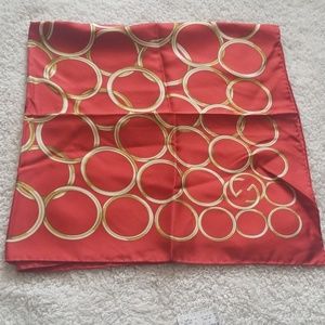 Authentic Gucci Amazone Ring Link Silk Scarf